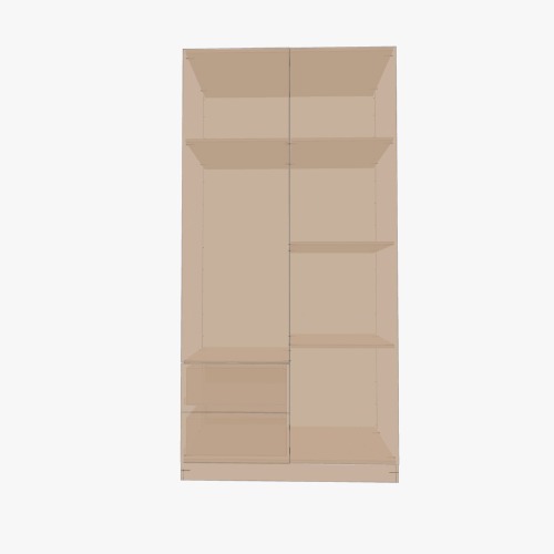 Two door wardrobe